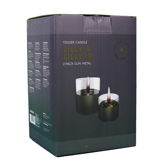 Zestaw Tenderflame: Świeca Lilly 8 + 10